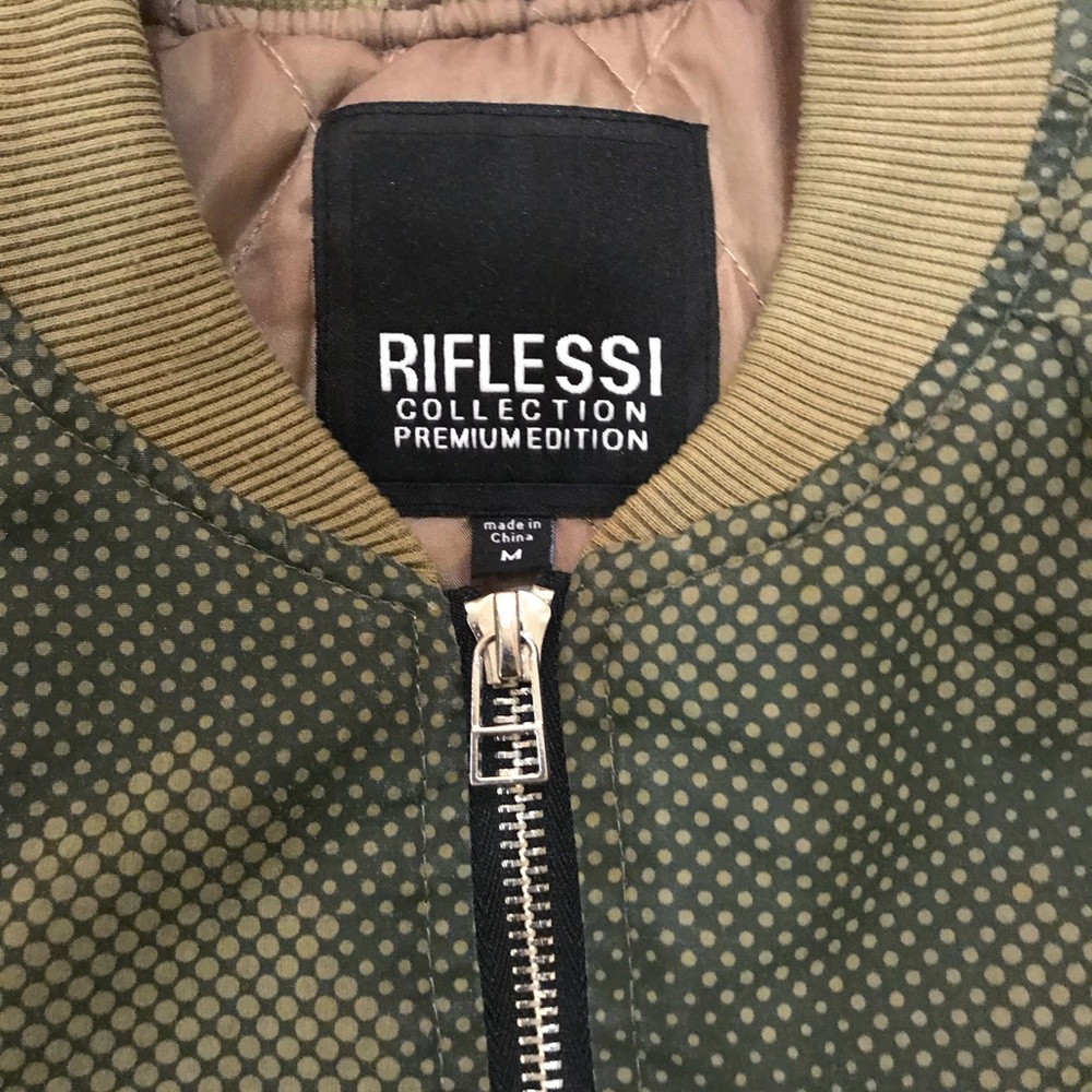 Md Riflessi Collection Army Net Print Bomber - image 6